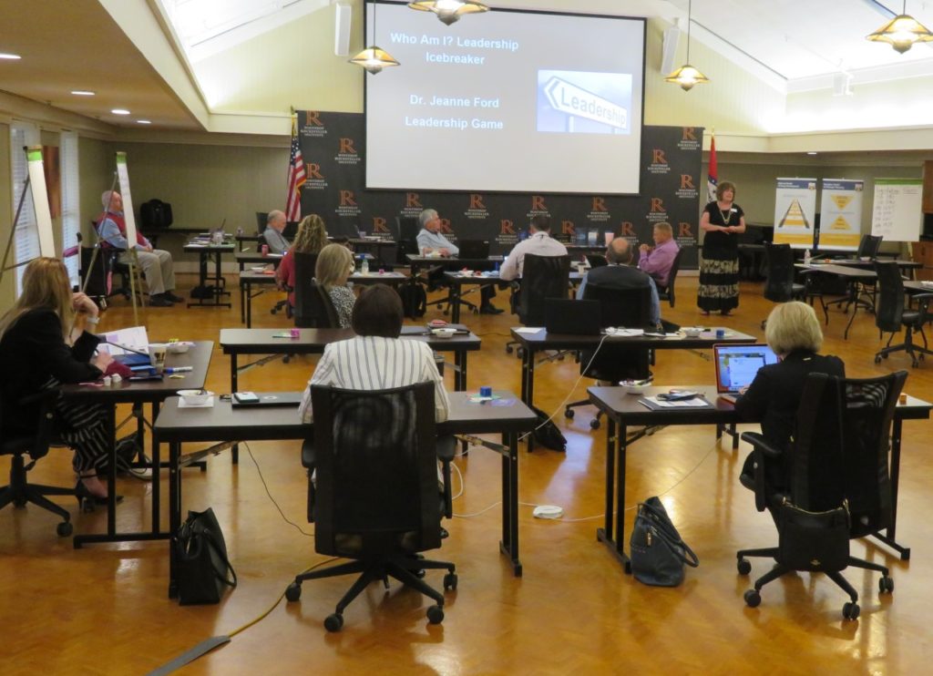 Arkansas Leadership retreat by Jeanne Ford for school district superintendents