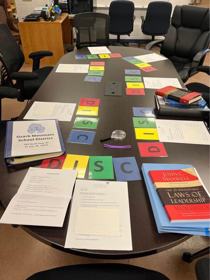 Maxwell DISC training cards for school leadership teams