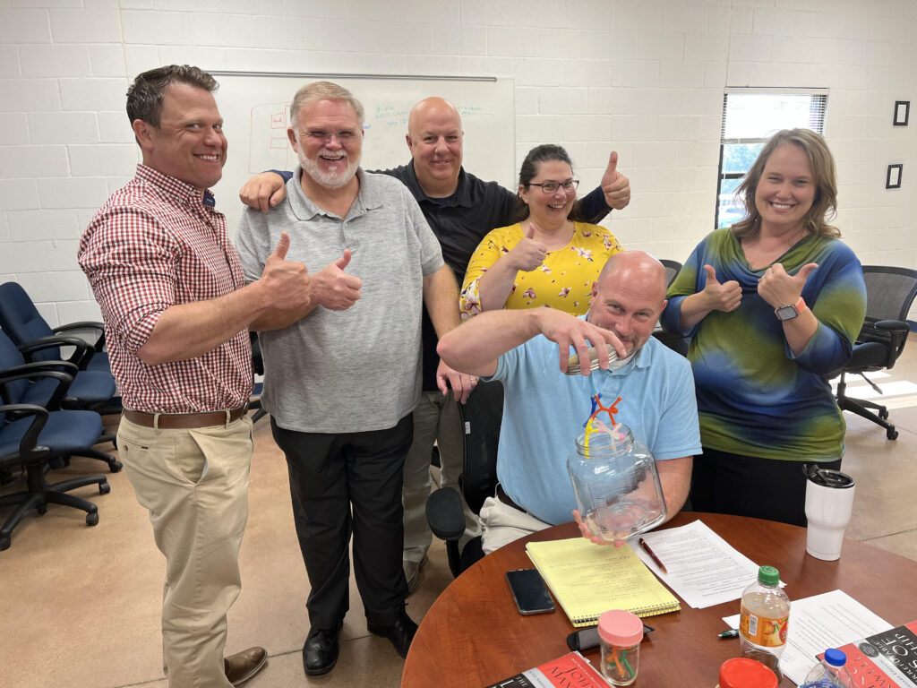 Maxwell DISC leadership training with school district team by Jeanne Ford